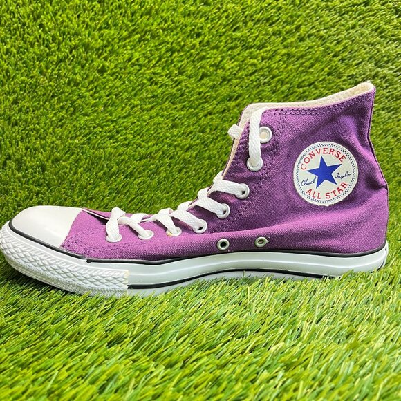 Converse Chuck Taylor All Star High Mens Size 9.5 Purple Athletic Shoes Sneakers - Picture 2 of 10